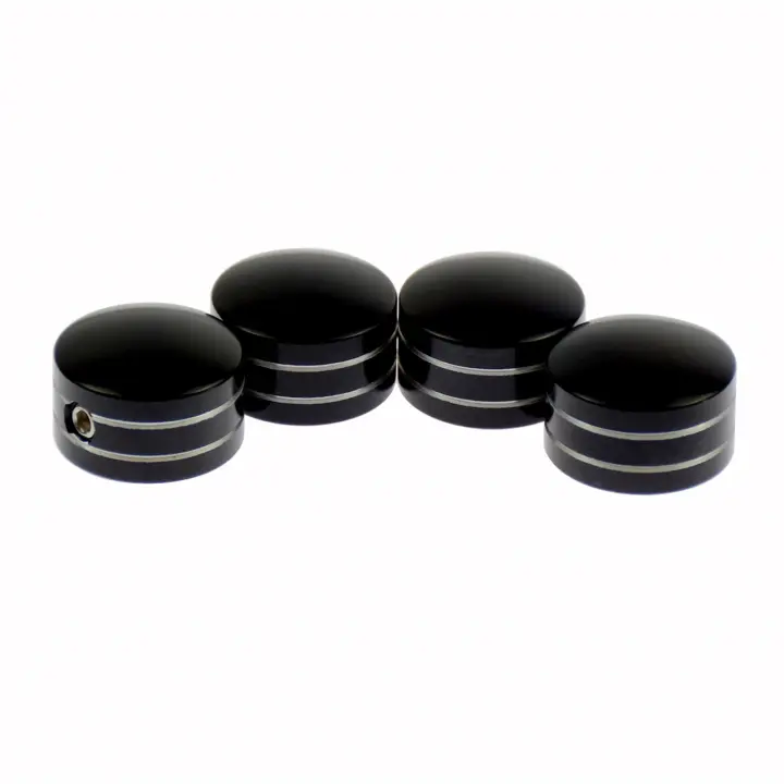 Tapa de cabeza de bujía de motocicleta, cubierta de perno, 4 piezas, negro/cromo, para Harley Sportster XL883 XL1200 48 Touring Street Glide 99-17 - 1