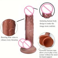 Consolador realista de silicona, juguete sexual para mujeres, masturbador femenino, pene, producto para adultos, resistente al agua, fácil de limpiar - details 11