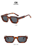 Gafas de Sol Cuadradas Vintage Para Hombres y Mujeres Hechas en China Certificado CE - details 10