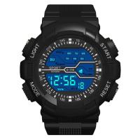 Reloj Deportivo de Lujo para Hombres Automático, Resistente al Agua, Luminoso, Reloj Digital de Pulsera de Cuero - details 18