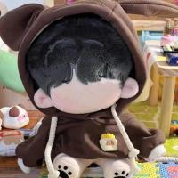Sudadera con capucha para muñecas de algodón de 20cm, trajes con capucha, Mini ropa, sudaderas con capucha hechas a mano, Mini ropa bonita, ropa bonita para muñecas de 20cm - details 10