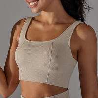 Nessaj-Chaleco de yoga sin costuras, top corto deportivo para fitness, gimnasio, correr, sujetador a prueba de golpes - details 14