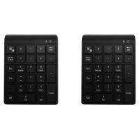 Mini teclado numérico inalámbrico Bluetooth de 2 piezas, 27 más teclas de función, teclado digital - details 0