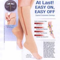 Calcetines de compresión antivenas varicosas, cuidado médico, Edema de circulación sanguínea, calcetines hasta la rodilla para diabéticos - details 2