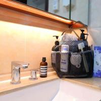 Cesta de higiene de bolsa de ducha de malla de secado rápido para baño, dormitorio universitario - details 1
