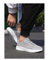 Zapatos deportivos de verano para hombre, con superficie mh transpirable, ligeros e informales, suela gruesa de gran tamaño para correr y viajar - details 13