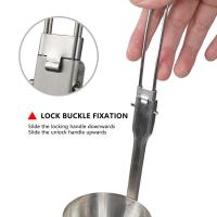 Cuchara plegable de acero inoxidable para exteriores, cucharón para sopa, utensilios de cocina para senderismo, mochilero, Viajes - details 6