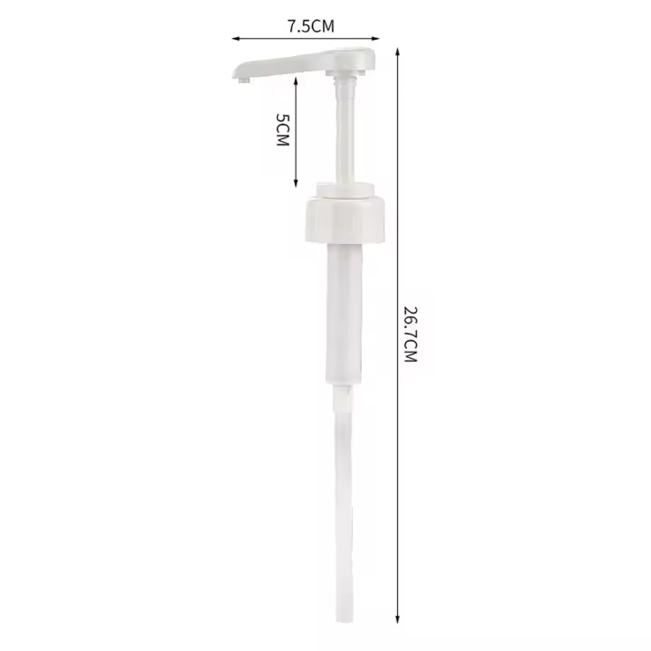 Dispensador de jarabe de 1600 ml, bomba de líquido multifunción psure manual, 5/8/10CC - 1