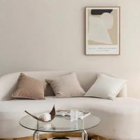 Funda de cojín nórdica gruesa de chenilla, cubierta sólida de 45x45cm para sofá, cama, decoración de sala de estar - details 3
