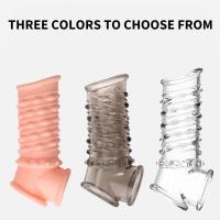 Leten Extender para hombres, anillo de manga de ampliación reutilizable, retardante de eyaculación, juguete sexual para adultos, productos íntimos - details 9