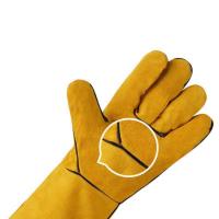 Soft Welding Gloves Anti-scalding Heat Resistant Gardening Safety Gloves Durable Protective Leather Working Gloves Farms - details 16