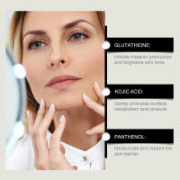 HOYGI Glutathione Facial con ingredientes suaves limpia los poros, refresca y limpia la piel, limpiador hidratante. - details 7
