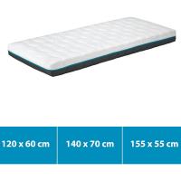 Colchón Cuna Viscoelástico Tamaño 140x70 cm Altura 12cm Transpirable, Antiácaros, Antihongos, Antibacterias Certificado OekoTex® - details 3
