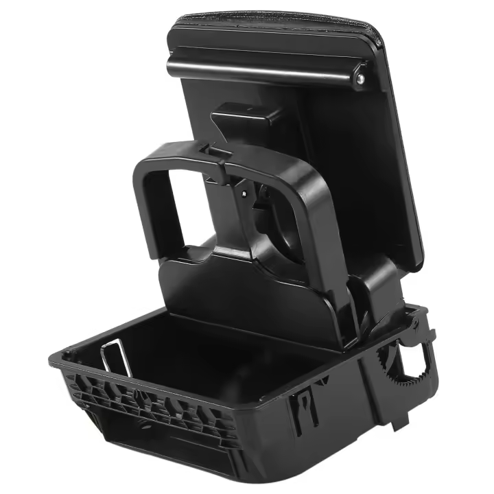 Portavasos trasero con reposabrazos Central, soporte negro para Jetta 5 Golf 5 6 Rabbit EOS, 2018 - 1
