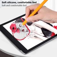 Precioso lápiz Apple de silicona suave de dos colores, fundas protectoras para tabletas de primera y segunda generación, estuche para lápices ópticos táctiles - details 4