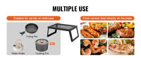SucceBuy Parrilla plegable para fogata, hoguera portátil de acero para barbacoa para acampar y picnics al aire libre - details 5