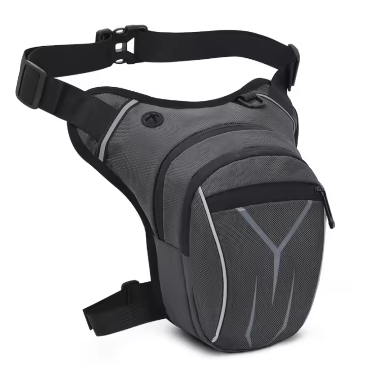 Bolsa de pierna para motocicleta, riñonera para ciclismo, cinturón para exteriores, Camping, pesca, escalada, Viajes - 1