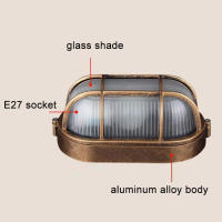 Luz de techo Retro E27 para exteriores, luz de dosel de cochera de montaje empotrado Vintage impermeable para gasolinera, garaje, Iluminación comercial - details 2