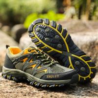 2025 zapatos de senderismo para hombre y mujer, zapatillas de deporte de malla, zapatos de montaña transpirables a la moda para niño, zapatos de trabajo para primavera, otoño y verano, Trekking al aire libre - details 69