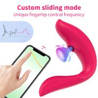 Vibrador Inalámbrico Control Remoto OOEEY para Mujeres Estimulador de Clítoris Juguetes Sexuales para Parejas Adultas Forma U Masturbador Dual - details 14