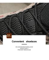 Zapatos de Senderismo para Hombres Antideslizantes, Resistentes al Desgaste, Transpirables, A Prueba de Picas, Zapatillas de Escalada - details 14