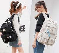 Mochilas escolares para adolescentes, mochilas para computadora portátil de 15,6 pulgadas, lindas mochilas universitarias, mochilas casuales antirrobo para mujeres - details 4