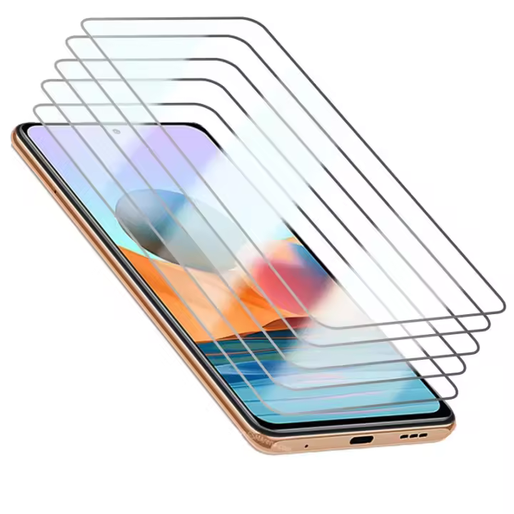 Vidrio Protector para Xiaomi Redmi Note 10 9 10S 8 7 8T Película Temperada de 9H 5 Piezas Hecho en China Accesorios de Electrónica - 1