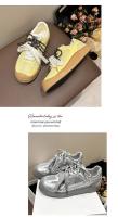 Zapatos informales De malla para mujer, zapatillas Retro transpirables De suela gruesa, De entrenamiento, para verano - details 77