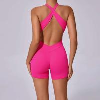 Conjunto de gimnasia mejorado para mujer, traje de yoga, ropa deportiva para mujer, rosa, rojo, azul y gris, 2024 - details 32