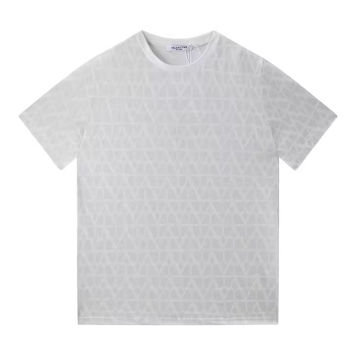Camiseta de manga corta imprescindible con estampado a gran escala de tendencia 2025, camiseta de hombre de estilo clásico fresco y moderno de nuevo estilo de verano, camisa informal con múltiples estampados para parejas - 1