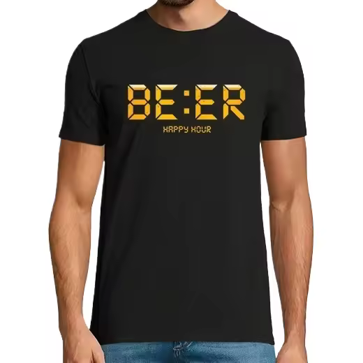 Beer Happy Hour Camisetas CERVEZA,Pack Regalo Camiseta Personalizada - 1