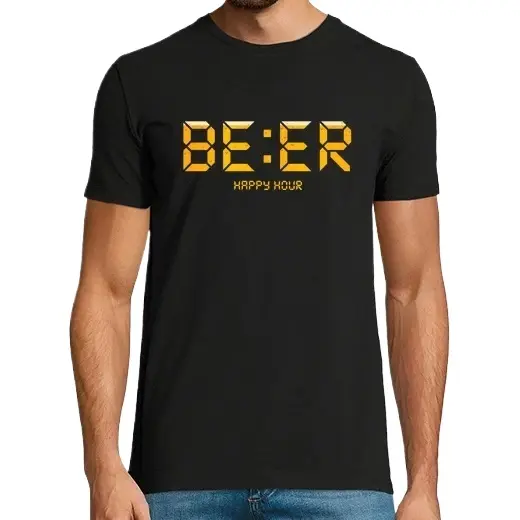 Beer Happy Hour Camisetas CERVEZA,Pack Regalo Camiseta Personalizada - 1