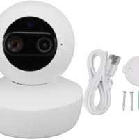 Cámara de Seguridad de Doble Lente 1080P Visión Nocturna, Ángulo Ancho, Detección de Movimiento, Comunicación Bimodal, Uso Interior para Mascotas y Vigilancia del Hogar - details 6