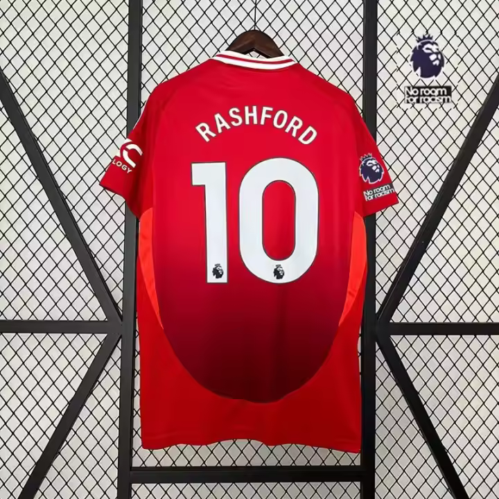 2024-2025 Uniforme de entrenamiento local del Manchester United Uniforme personalizado del equipo 8 #   B.FERNANDES 10 #   RASHFORD - 1