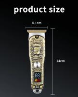 Kemei-cortadora de pelo inalámbrica profesional para hombres, cortadora de pelo eléctrica, recortadora de barba, máquina de corte de pelo recargable, regalos - details 8