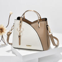 Bolso de mano de nueva tendencia, versión coreana, color contrastante, gran capacidad, bandolera de hombro a la moda, bolso de mujer - details 7