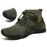 Zapatos de Senderismo para Hombres RUNSUN DAILY Secado Rápido Antideslizantes para Deportes al Aire Libre Zapatillas de Mujer para Escalada Montaña Material de Zanata y Malla - details 5