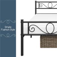 Cama Individual Hierro Cama Metálica para colchón de 90 x 190cm Cama Industrial Estructura Metal - details 6