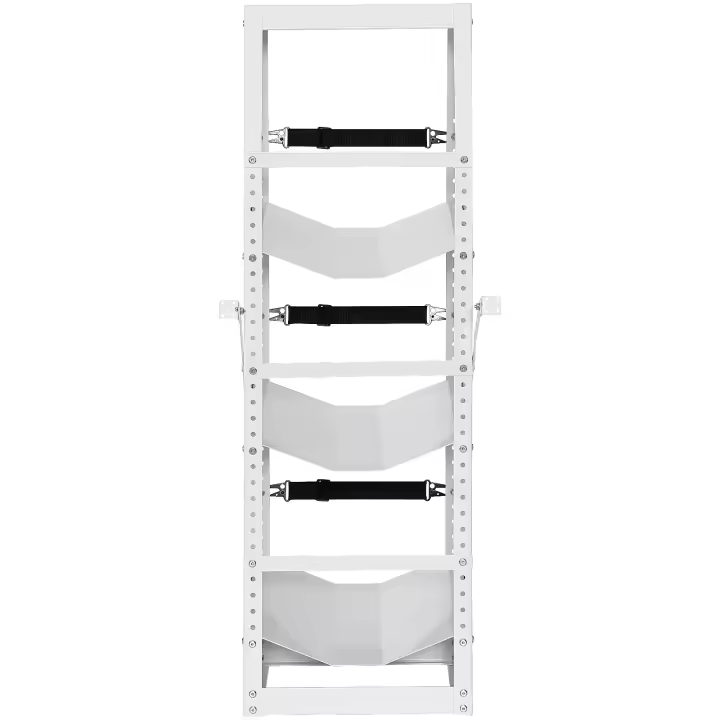 SucceBuy Rejilla para tanque de refrigerante, capacidad para 3 botellas de 30 a 50 lb, 14,64 x 13,97 x 46,06 pulgadas, soporte para cilindro para freón, gas, oxígeno y nitrógeno - 1