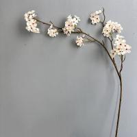 100 cm ramas de flor de pera artificiales flexibles elegantes ramas artificiales de invierno dulce flor de pera de seda hecha a mano de plástico - details 1