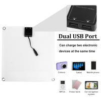 Kit completo de Panel Solar de 200W, cargador de batería de 12V con controlador USB Dual de 100A, células solares para coche, yate, RV, barco, teléfono móvil - details 20