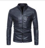 Nueva chaqueta para hombre, moda juvenil delgada para motocicleta, PU, - details 7