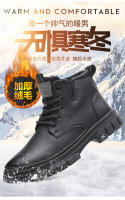 Nuevas botas de trabajo, botas de cuero de moda de caña alta para hombres de estilo británico americano retro - details 0