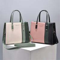 Bolso con asa superior y correa ajustable para mujer, bolso bandolera grande, - details 5