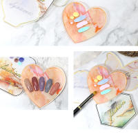 Tablero de Paleta de Acrílico para Uñas Arte Clavo 1PC Herramienta de Manicura para Mezcla de Colores Mostrador de Exhibición de Piedra de Resina de Moda - details 8