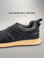 Zapatos hechos a mano de cuero vacuno de moda, transpirables y versátiles para hombre. - details 38