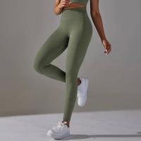 Mujeres sin costuras, leggings deportivos de cintura alta para entrenamiento, correr, fitness, gimnasio, fruncido en el trasero, ropa deportiva - details 20