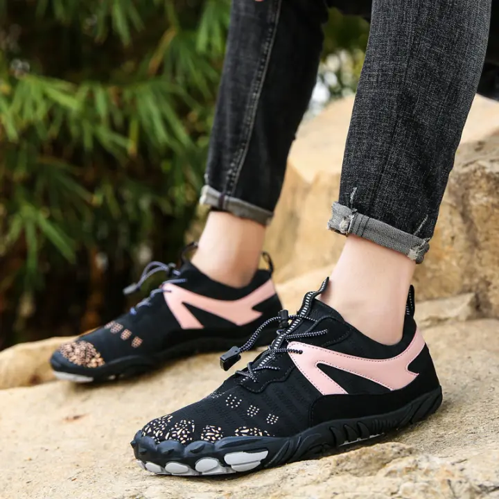 Zapatos de senderismo para hombres de cinco dedos Zapatillas de playa antideslizantes para mujeres - 1
