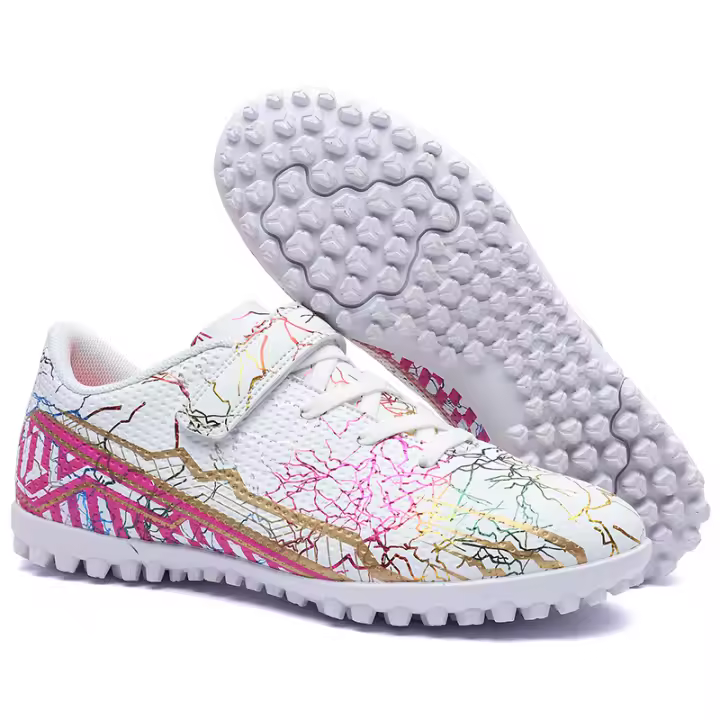 Zapatos de fútbol de césped para niño y niña, calas de fútbol para interior y exterior, cómodas - 1