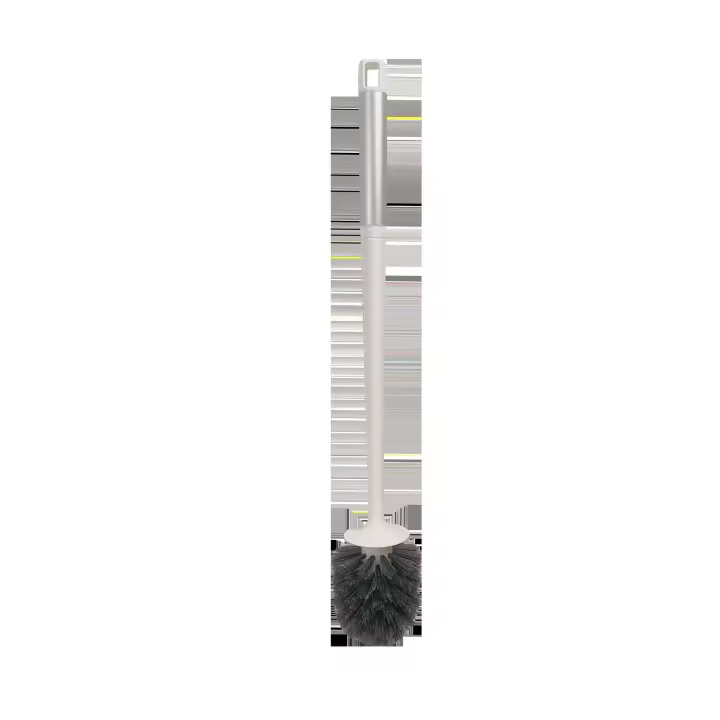 Mano de limpieza profunda plástica respetuosa del medio ambiente de aluminio del cepillo del retrete de los Pp de la manija sostenible - 1